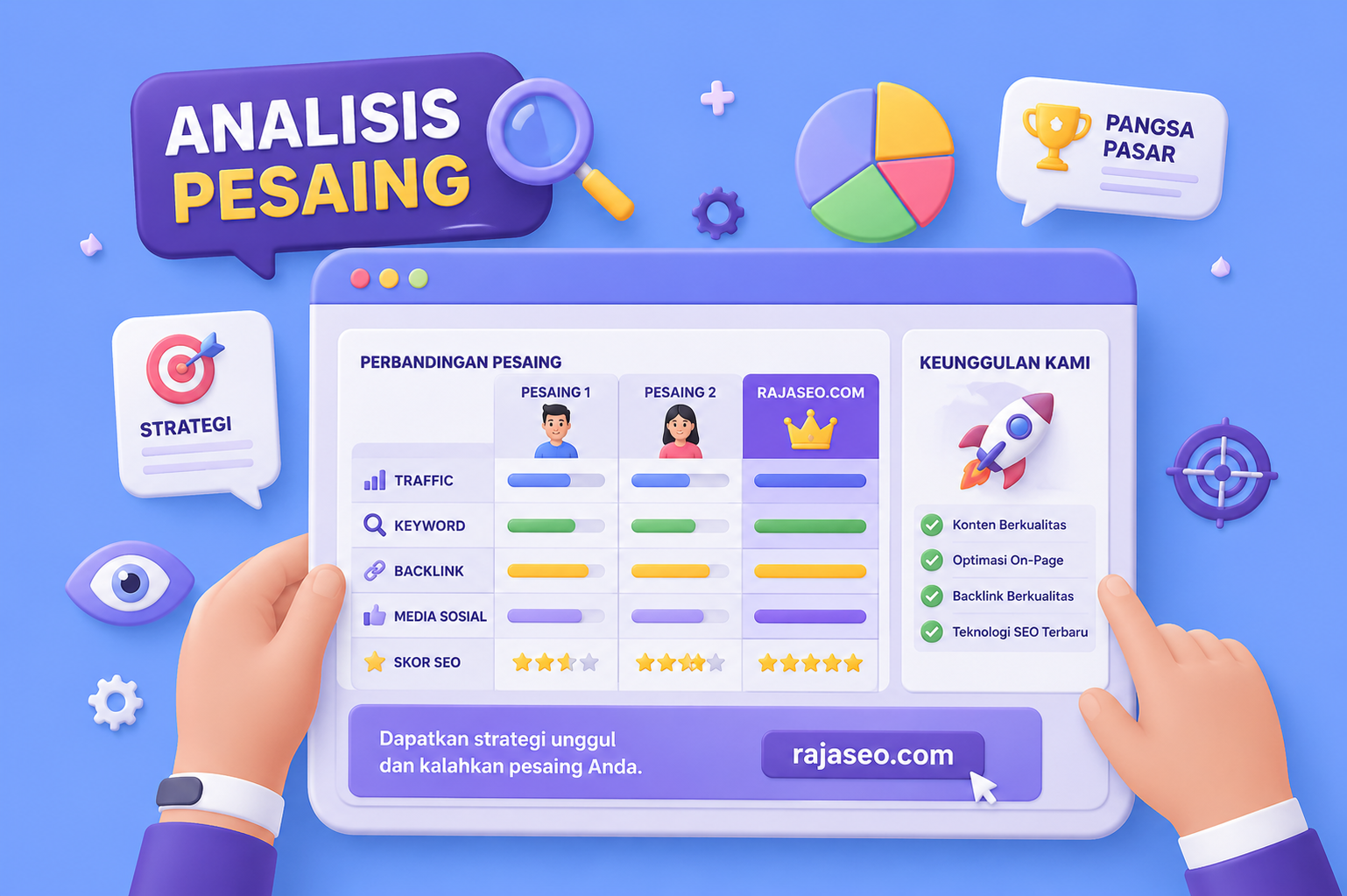 Optimalisasi Strategi SEO Melalui Pemahaman Mendalam Analisis Kompetitor Digital