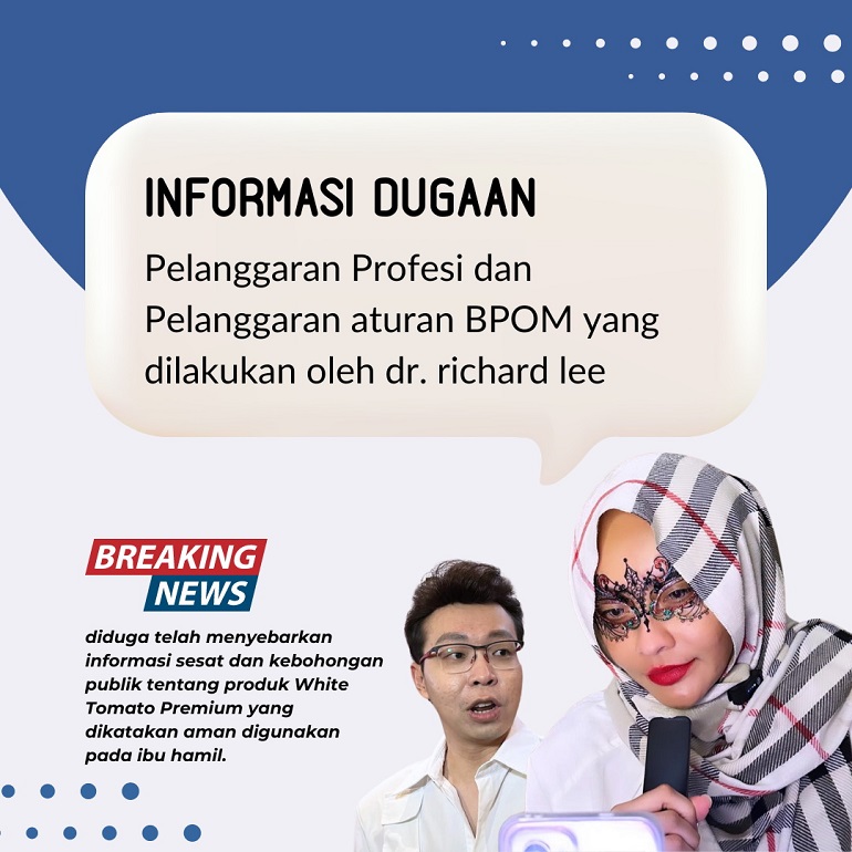 Surat Aduan  Terkait Pelanggaran Aturan BPOM