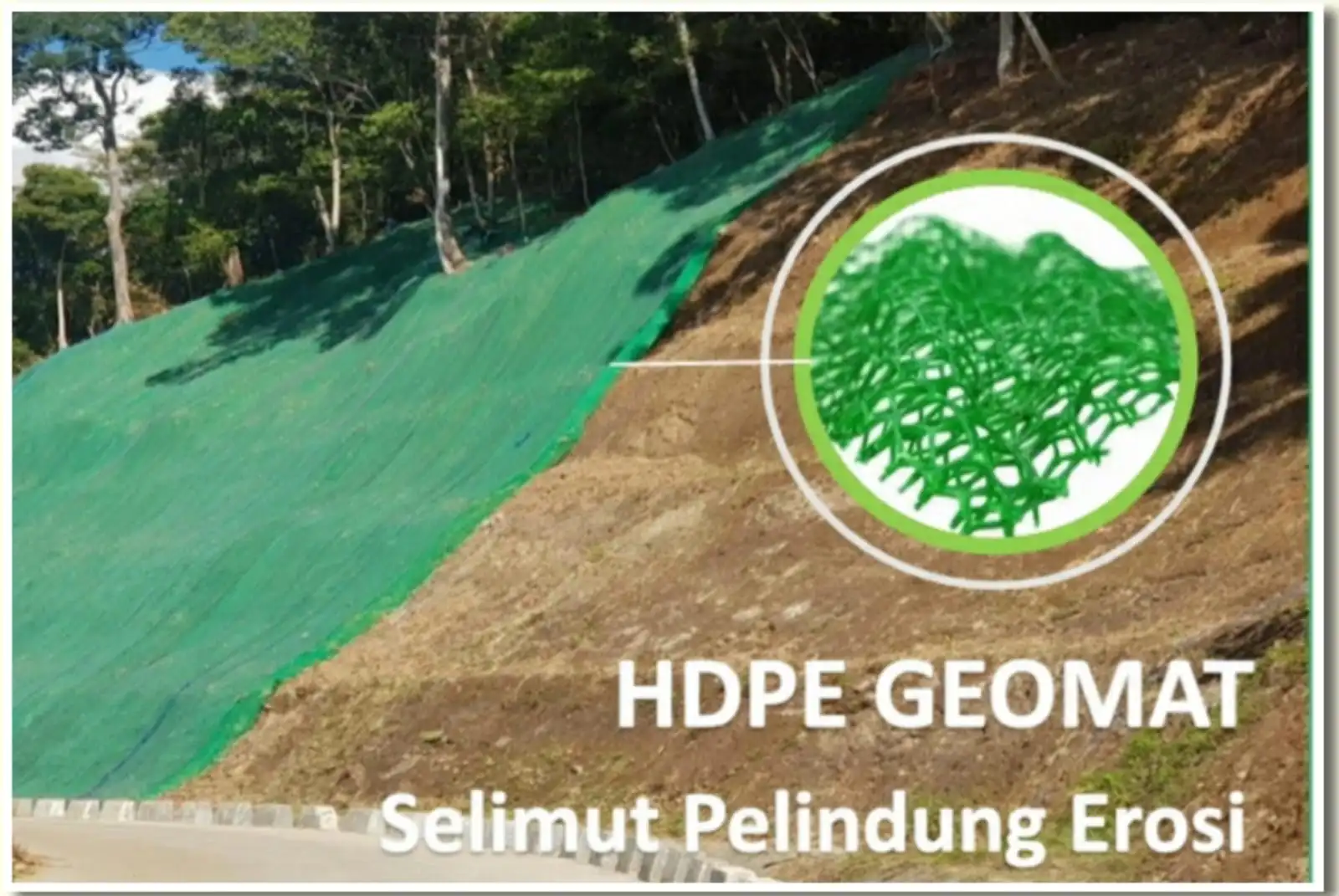 GeomatHDPE, GeomatIndonesia, Indogeomat, Geosintetik, PengendaliErosi